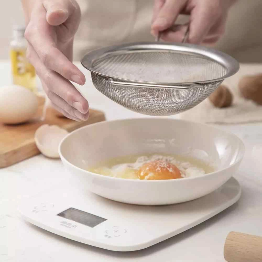 Cân bếp điện tử Xiaomi SENSSUN EK9643K (màn hình LCD, kèm theo khay đựng)